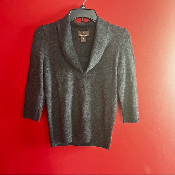 Fenn Wright Manson Italian Merino Wool Cowl Neck Sweater - Picture 8 of 9